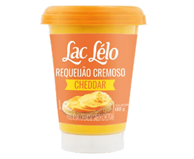 Requeijão Cremoso Cheddar Lac Lélo 180g